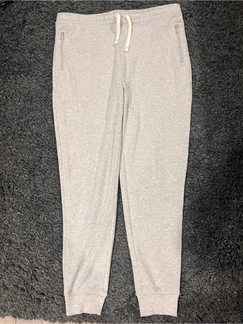 Grey Southern Tide Backrush Jogger Sweatpants Size Medium Zippered Pockets